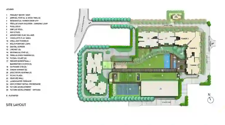 Unit Floor Plan at Embassy Verde At Devanahalli , Bangalore